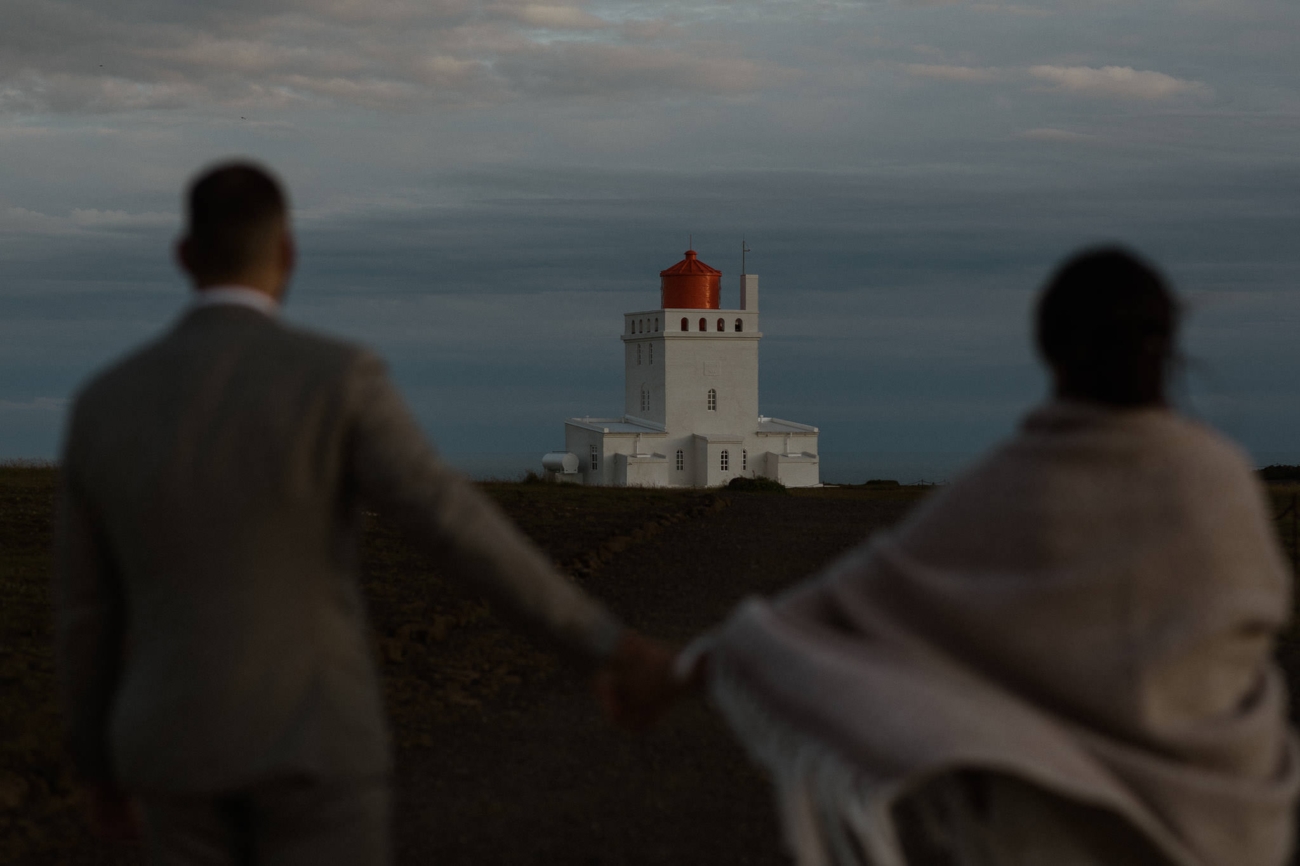 Beautiful Icelandic lighthouse.