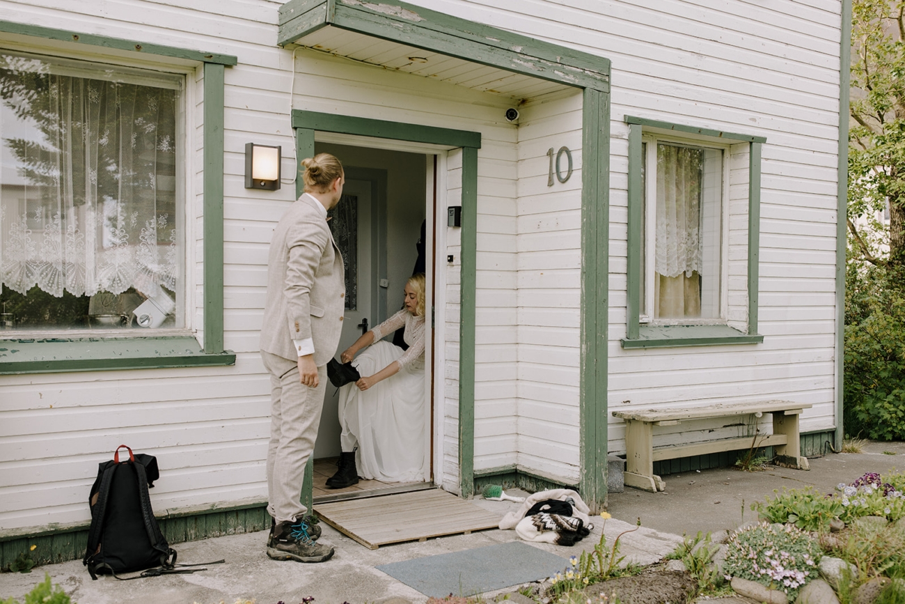 getting ready together elopement