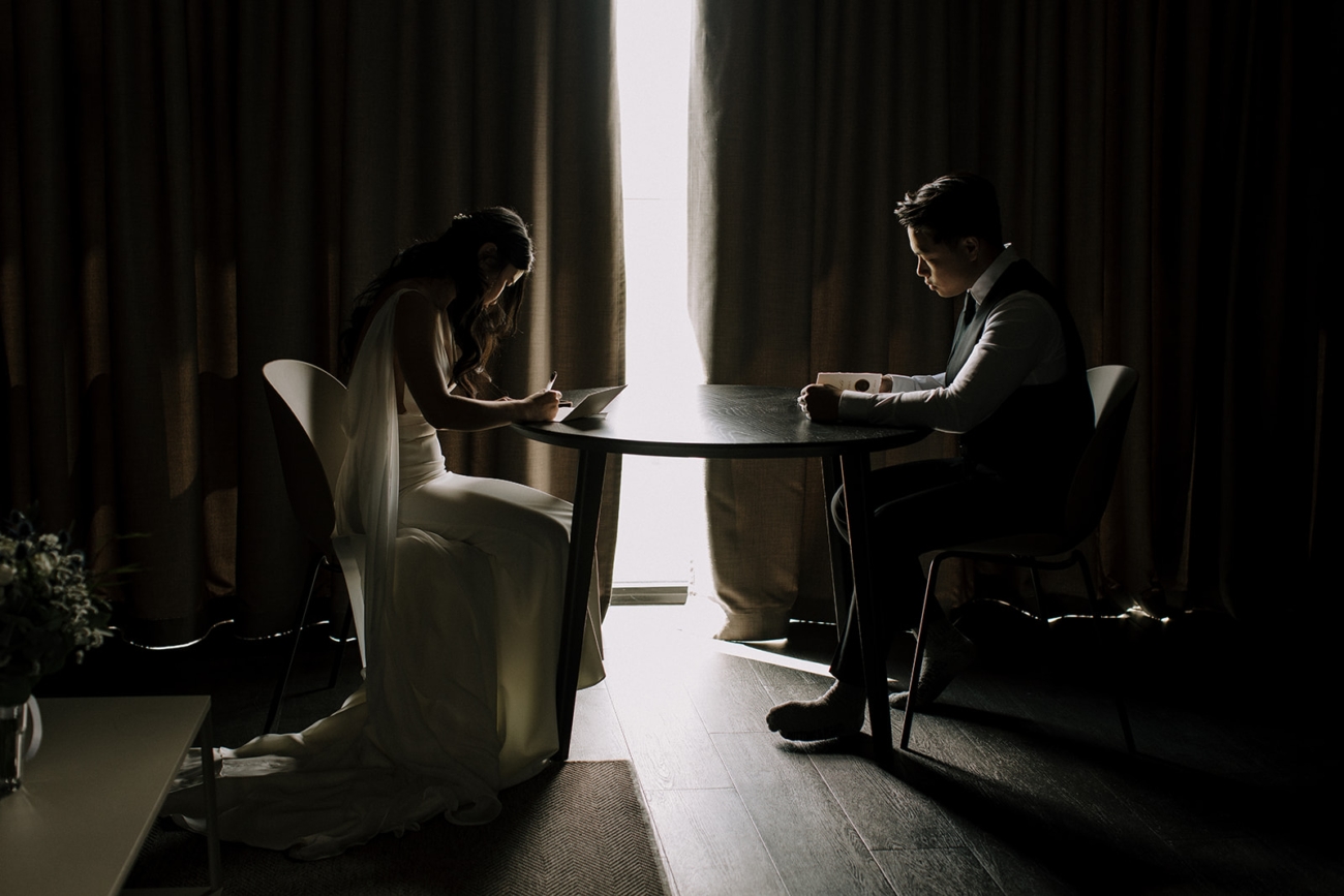 writing vows elopement 