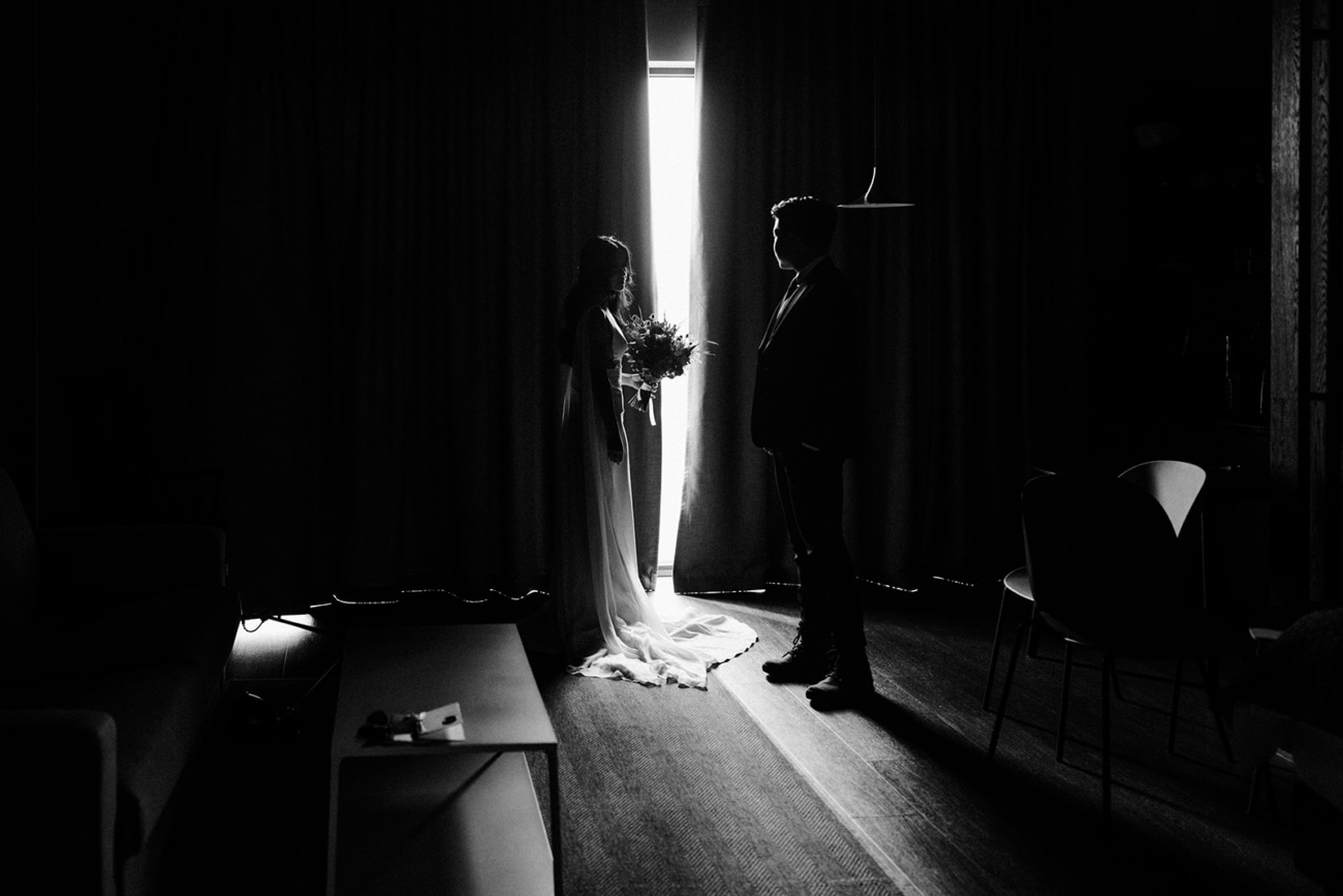 getting ready together