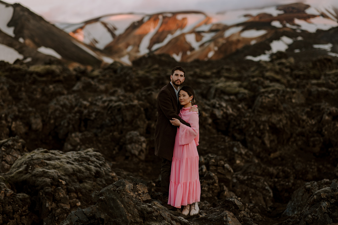 Last light of an elopement day in Iceland.